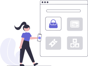 auction items sales illustration